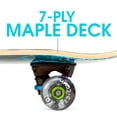 thumbnail image 4 of Madd Gear Skateboard 31 x 8 Inch Grind Complete Canadian Maple Deck Pro Aluminum Oil Slick Trucks, 4 of 13