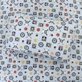 thumbnail image 7 of MVP Sports #32 #24 Basketball Baseball Football 3 Piece Multicolor Blue Cotton Toddler Sheet Set, 7 of 7