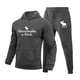 thumbnail image 2 of 2024 nuevos trajes de primavera de moda para hombre, conjuntos divertidos, sudaderas con capucha informales de 2 piezas con estampado de anime, sudaderas, tops de hip hop, 2 of 5