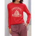 thumbnail image 2 of Farmhouse Christmas Rustic Holiday Women's Long Sleeve, 2 of 4