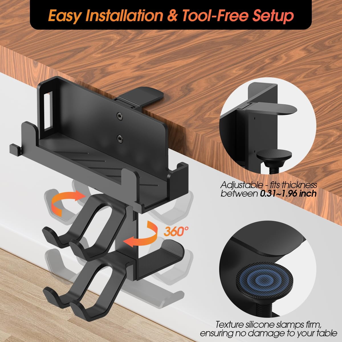 【50％OFF】 Switch, for Mount Desk 360° Nintendo for Holder Rotating オフィス家具