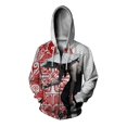 thumbnail image 5 of Sudadera con capucha y cremallera con diseño estético para hombre, ropa Y2k, sudadera con capucha con estampado de monstruo, sudaderas con cremallera, top gótico informal, sudaderas para hombre, 5 of 5