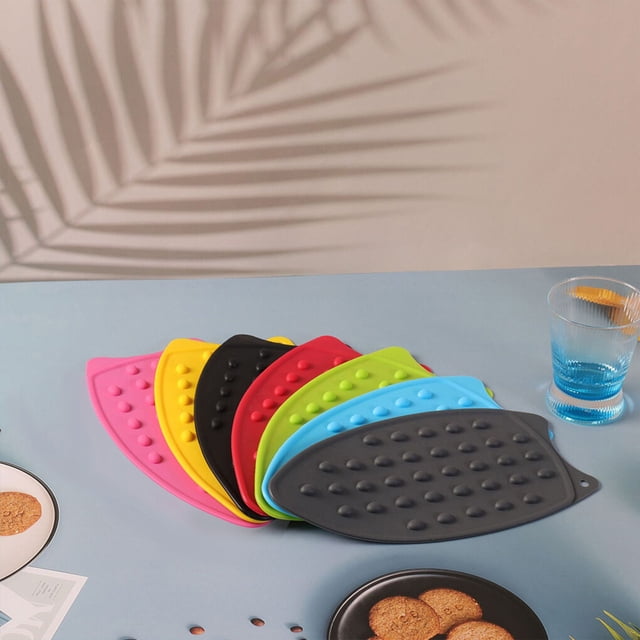 serony Ironing Cover Heat Resistant Pad Board Dining Room Kitchen Protector Hanging Pot Mat Anti-scalding Desk Placemat Coaster Gray