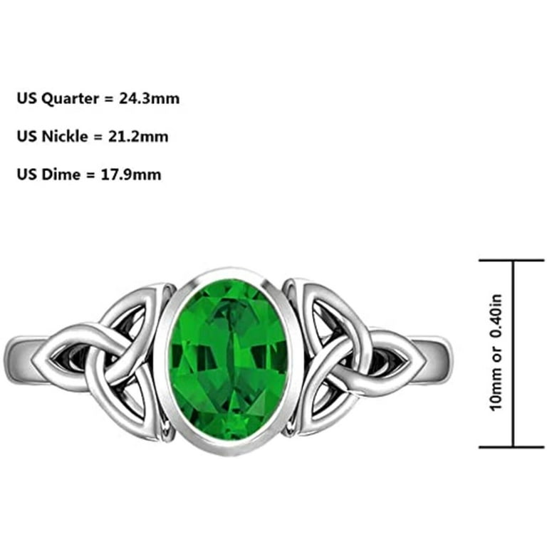 Irish emerald rings outlet