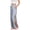 Blue, variant on Striped Post-Surgery Recovery Pants for Women, Side Open Adaptive Clothing with Velcro Closures, Nursing Trousers for Hip & Knee Surgery Care