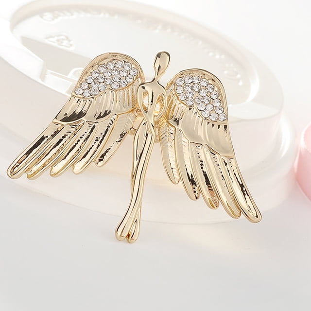 unbranded Pin Para Y Sombreros Con De Ángel En Metal Dorado Para Uso