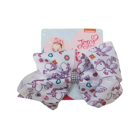 I Wear Jojo 7inch Bow Clips Hair Pins Girls Jojo Siwa White