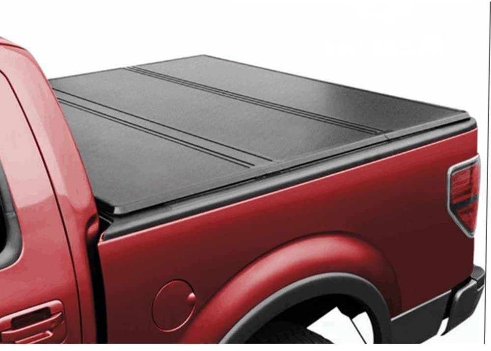 TriFold Hard Solid Tonneau Cover fit for 20092020 Ford F150 8 Feet/96 Inch Bed