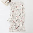 thumbnail image 2 of Defitshape Women's Cotton Nightgown Long Sleeve Sleepwear Cute Loungewear Short Cartoon Nightdress Printed Character Small, 2 of 5