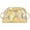 Gold, variant on Women's Y2k Cloud Shaped Dumpling Bag Fashion Ruched Bag Clutch Purse Clip Shoulder Handbag Elegant Banquet Bag