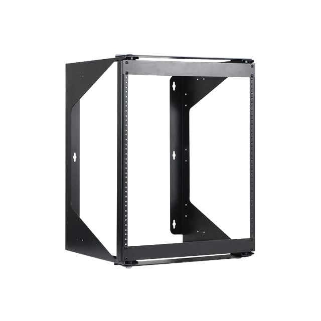 ICC - Cadre de Rack (horizontal) - Cadre Ouvert - Montable au Mur - Noir - 12U - 19 Pouces