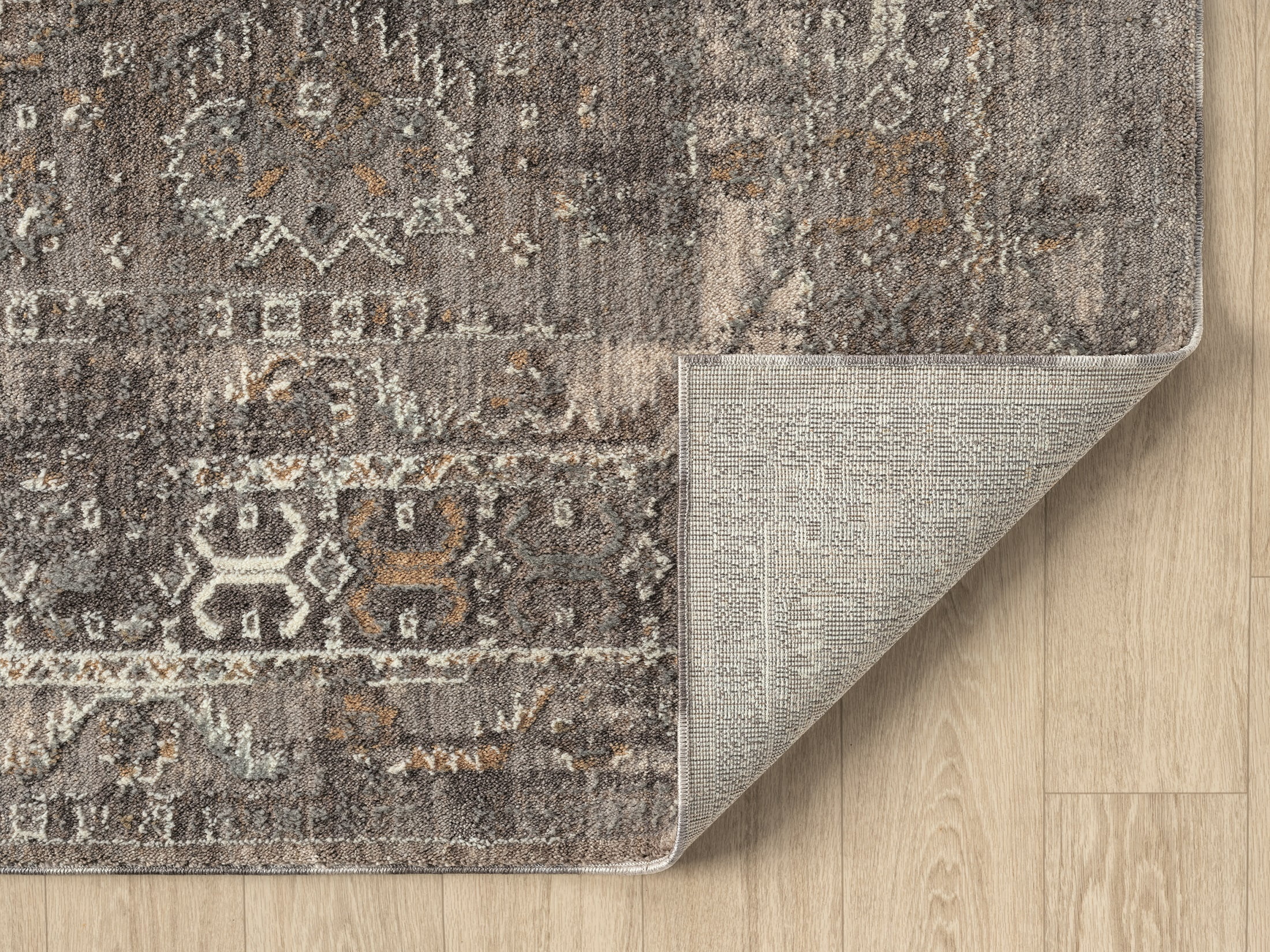 United Weavers Utopia Chester Oriental Border Area Rug, Grey, 7'10" x 10'6"