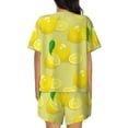 thumbnail image 3 of Xecao Bright Lemons print Swimsuit for women, Summer-ready, sporty style.Quick-dry fabric. Many sizes & colors., 3 of 9