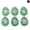 Green Aventurine, variant on 7pcs Crystal Stone Gems Drop Hand Seven Chakra Energy Reiki Healing Pendant-Rose Quartz