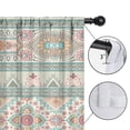 thumbnail image 4 of Blackout Kids Curtains,Boho Bohemia Geometric Pioneer Flower Childrens Insulated Curtains Set Of 2,Bedroom Essentials,Toddler Room Decor 42"x54"(106x137cm), 4 of 4