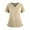 05# Beige, variant on Scrub Tops for Woman Soft Stretch, V-Neck Top Nurse Scrubs Shirts with 4 Pockets Green S