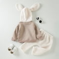 thumbnail image 5 of Sngxgn Baby Boy Fall Clothes Long Sleeve Sweatshirt Top Long Pants Set Cute Toddler Winter Outfit(Grey,92), 5 of 7