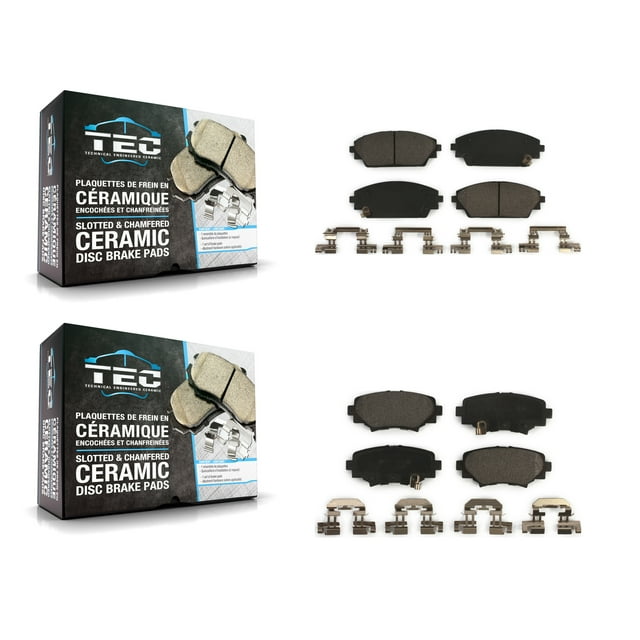 TEC Front Rear Ceramic Brake Pads Kit for Car Mazda 3 Sport KTC-100293