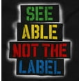 thumbnail image 2 of See Able Not Label Autism Awareness Men's Graphic T Shirt Tees Brisco Brands S, 2 of 4