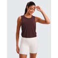 thumbnail image 2 of Musculosa CRZ YOGA de Algodón Pima sin Mangas Rojo Oscuro Talle L, 2 of 5