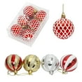 thumbnail image 5 of Taicans Glitter Christmas Balls Ornaments Set of 6 - 2.4in Shatterproof Painted Baubles for Tree Decor,Festive Wedding & Holiday Party Hanging Ornaments,Durable Plastic Christmas Tree Pendants, 5 of 5
