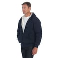 thumbnail image 4 of Gioberti Men's Soft Heavyweight Sherpa Lined Fleece Hoodie Jacket, 4 of 5