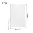 thumbnail image 2 of Unique Bargains 8.7x12.2' PP Porte-Signe Mural Réutilisable Support Mural, Effacer 2 Pack, 2 of 5