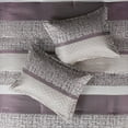 thumbnail image 4 of Gracie Mills Hickman 7-Piece Transitional Striped Jacquard Comforter Set - GRACE-14306, 4 of 5