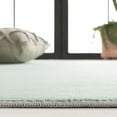 thumbnail image 5 of SAFAVIEH Loft Kalya Solid Machine Washable Area Rug, Sage, 4' x 6', 5 of 8