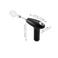 thumbnail image 2 of HONMEET Hot Chocolate Maker Milk Frother Rechargeable Black ABS Milk Frothing RV Travel 1Pack, 2 of 8