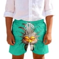 thumbnail image 2 of ATOGUTA Swim Shorts for Boys Kids Swimwear Bathing Suits Quick Dry Beach Board Shorts Size 5T-14, Mint Green, 2 of 6