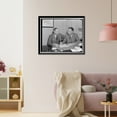 thumbnail image 3 of Historic Framed Print, New WPA Administrator names assistants. Washington, D.C., Dec. 29. Col. F.C. Harrington, new WPA Administrator, today announced his selection of these two fo, 17-7/8" x 21-7/8", 3 of 9