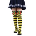 thumbnail image 6 of Esaierr 6 pairs Kids Girls Christmas Long Striped Socks Bowknot Knee High Tube Socks Thigh High Stockings for Christmas Party 7-12 Years, 6 of 9