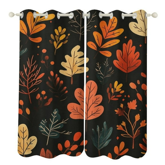 Forest Trees (1) Window Curtains for Bedroom Colorful Printed Window Drapes Blackout Thermal Insulated Grommet Window Treatment 2 Panels Set
