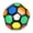 Colorful, variant on REGAIL Inflatable Size 2 Soccer Training Ball for Kids Children Students Gift