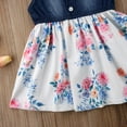 thumbnail image 3 of Seyurigaoka Fashion Teenager Girls Baby Kids Children Denim Dress Skirt Set Summer Clothes, 3 of 6