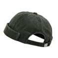 thumbnail image 4 of Moda Beanie Hat Verano Otoño Rolled Cuff Streetwear Hat Docker Hat Arm Green Sunnimix Sombrero de Beanie, 4 of 8