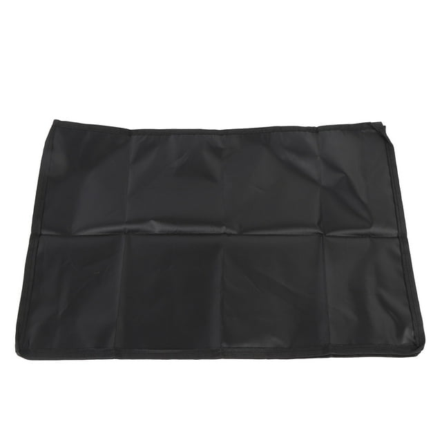 Monitor Dust Cover, Computer Display Dust Cover Computer Screen Protector Panel Case with 420D Rainproof Silver Oxford Cloth for Water Dust Damp Scratch Protection
