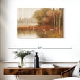 thumbnail image 3 of Elephant Stock Autumn Midst Wall Art - Horizontal Canvas Wall Art - Living Room Wall Decor - Abstract Canvas - Brown And Beige Decor By Julia Purinton - 36" x 24", 3 of 8