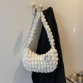 thumbnail image 1 of Monedero Lady Casual Cloud con broches Satchel Bags para fiesta (blanco), 1 of 7