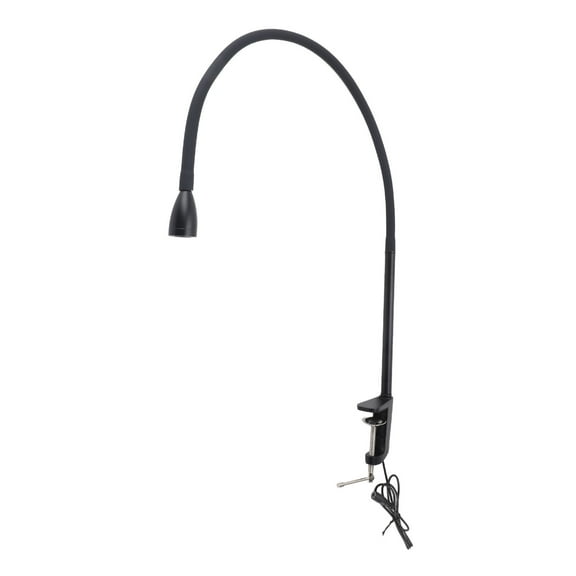 UV Lamp for Lash Extension 395 to 400nm Gooseneck LED Light with Clamp and Foot Pedal Switch Nails