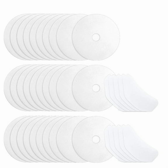 40pcs Universal Cloth Dryer Exhaust Filters,Dryer Lint Filter Replacement, Compatible with for ,Sonya,White