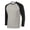 Gray, variant on RYDCOT Raglan Shirt Men Soft Sports Jersey Style Long Sleeve Baseball Shirts for Men Gold XXL(XXL)