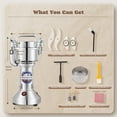 thumbnail image 6 of 250g Safety Grain Mill Grinder 950W High-speed Electric Stainless Steel Dry Spice Grinder Pulverizer for Wheat Corn Rice Pepper Herbs Coffee Beans Dried Mushrooms, 6 of 6