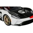 thumbnail image 2 of 2021 Ford GT #98 White with Black Hood "Heritage Edition" 1/18 Model Car by Top Speed, 2 of 6