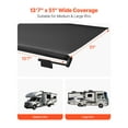 thumbnail image 4 of STAWAY 14'1" RV Slide Out Awning - Heavy Duty Black Topper, Weather Resistant, Easy Install, Perfect for Outdoor Protection & Maintenance, 4 of 9