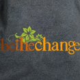 thumbnail image 3 of CafePress - Be The Change Earthy Floral T Shirt - Women's Traditional Fit Dark T-Shirt, 3 of 4