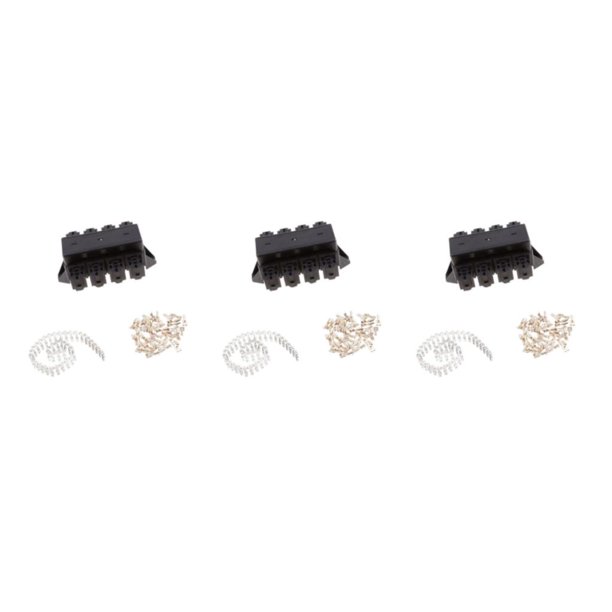 Riwesomey Vehical 20way Fuse Holder 8-Way Relay Block Socket Fusebox Distribution Type1 NO1