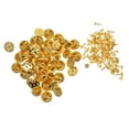thumbnail image 2 of 50 Ensembles de Pinces Papillon pour Broches de Badge - Or, 2 of 8
