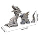 thumbnail image 2 of Estatuas de dragón gótico, figuras de dragón de animales de fantasía, decoración de jardín (blanco) Ehuebsd Libre de BPA, 2 of 9
